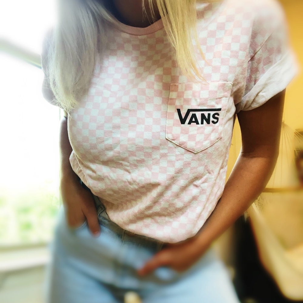 Checkered Vans Cotton Tee